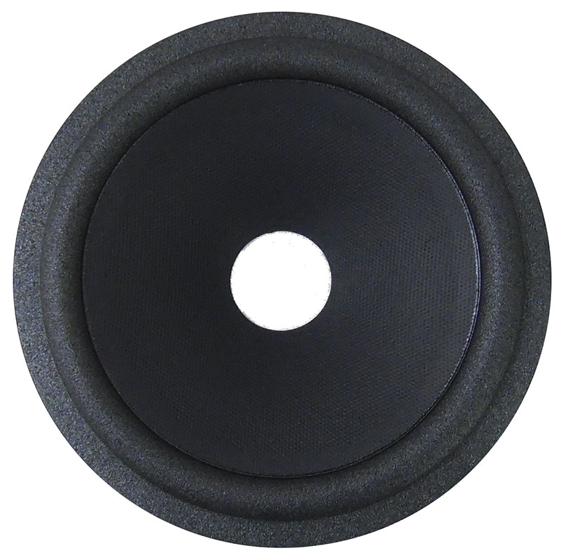 Replacement cone with suspension foam for 155mm woofers - Black V3035 
