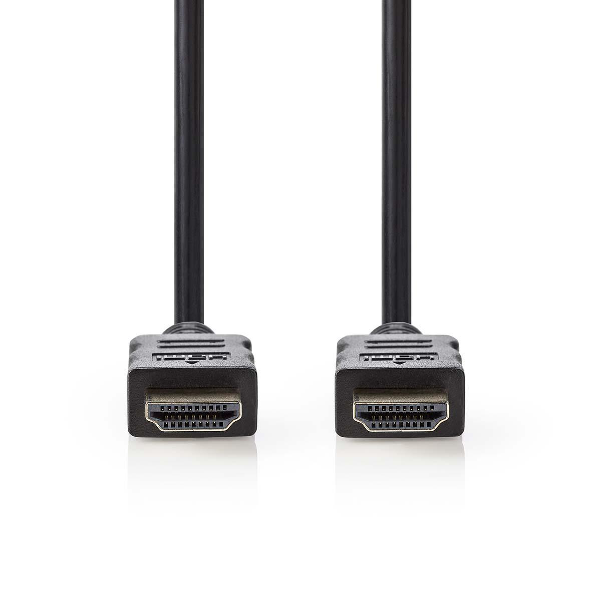 High Speed HDMI Cable with Ethernet - HDMI Connector - HDMI Connector - 1.5m - Black ND200 Nedis