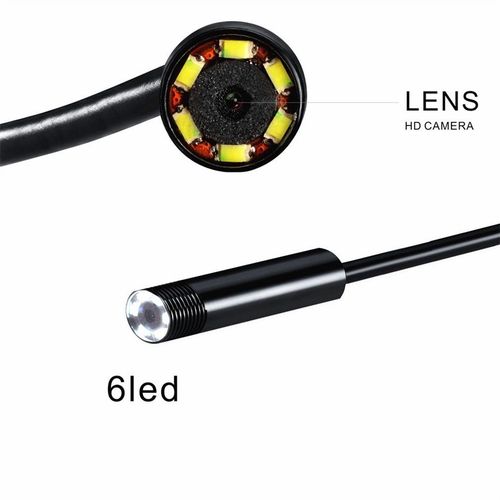 telecamera endoscopica 10 mt type-c USB MINI USBF flessibile impermeabile 6  LED