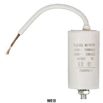 Condensatore 12.0uf / 450 V + cavo ND2855 Fixapart