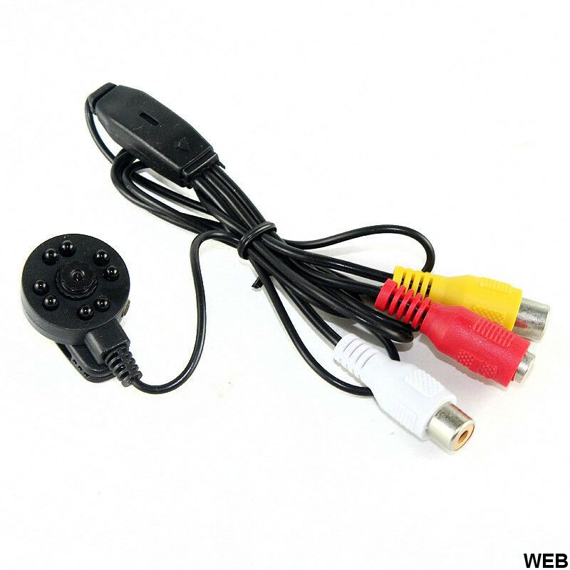 Microtelecamera AHD 3.6mm a colori con microfono 8 LED IR Z364 