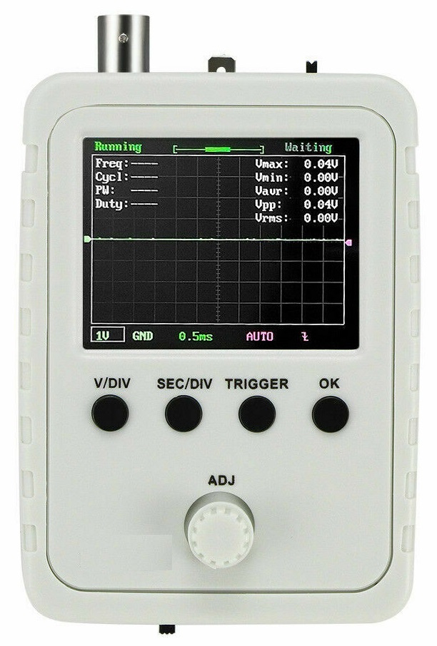 Oscilloscopio DSO150 display LCD da 2.4 pollici 12 Bits 1MSa/s 200KHz WB663 