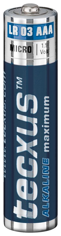 Batteria al manganese alcalino 1,5V LR03/AAA F1424 Tecxus