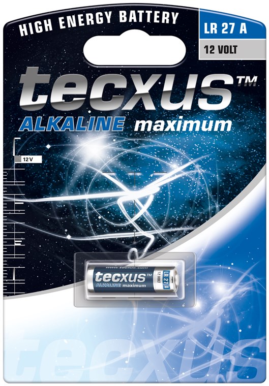 A27 / LR27 12V alkaline manganese battery F1702 Tecxus