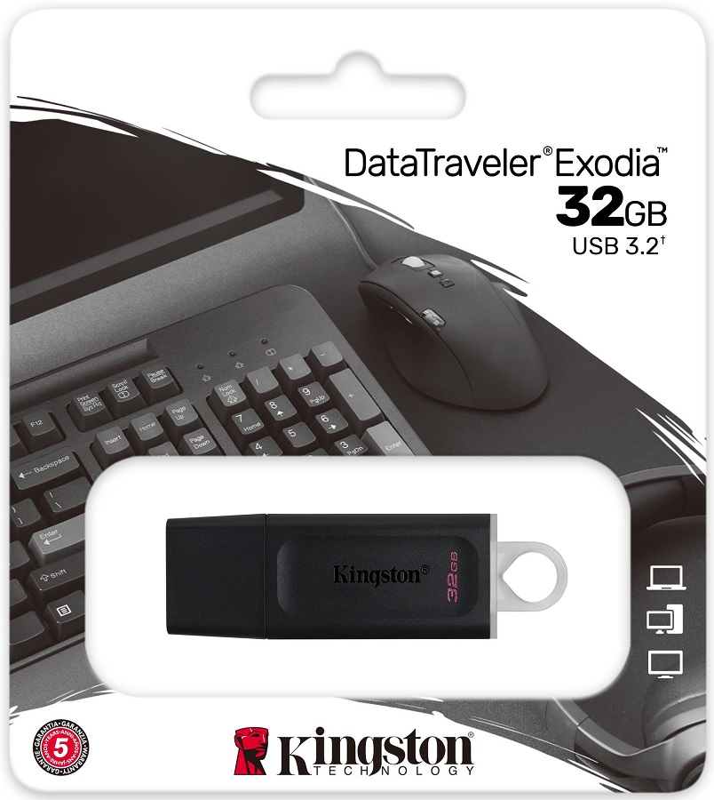 Chiavetta USB pendrive DataTraveler Exodia 32GB Kingston WB613 Kingston