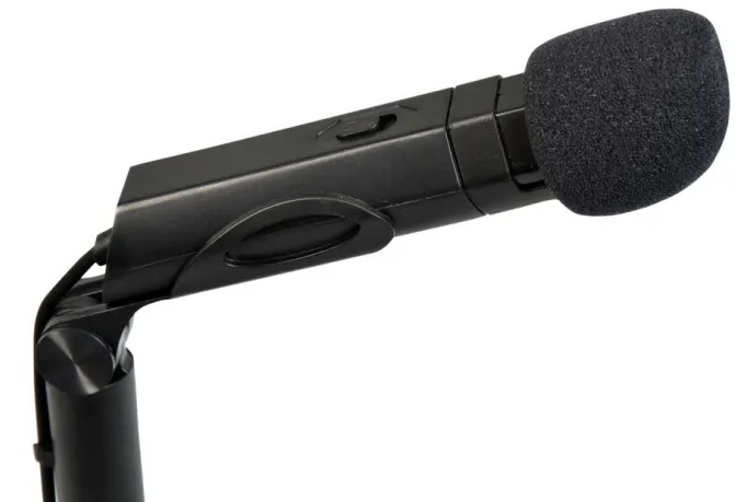 Microfono di Registrazione con Jack da 3,5 mm per Smartphone e Fotocamere,  Spugna Anti-saturazione, Puluz - Nero - Italiano