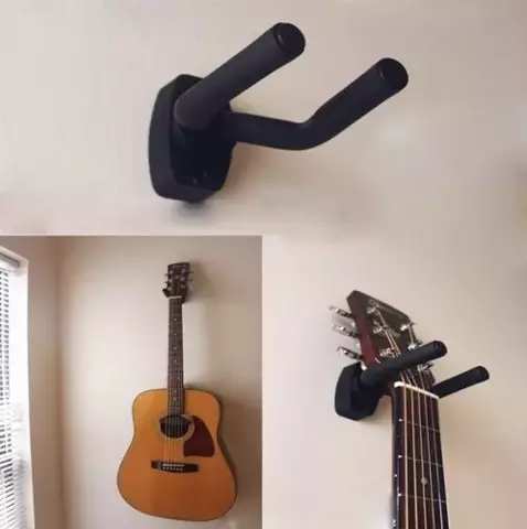 Soportes guitarra a pared  Pared, Guitarras, Bricolaje