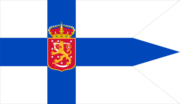 State and Military Flag Finland with 3 points 200x346 cm FLAG020