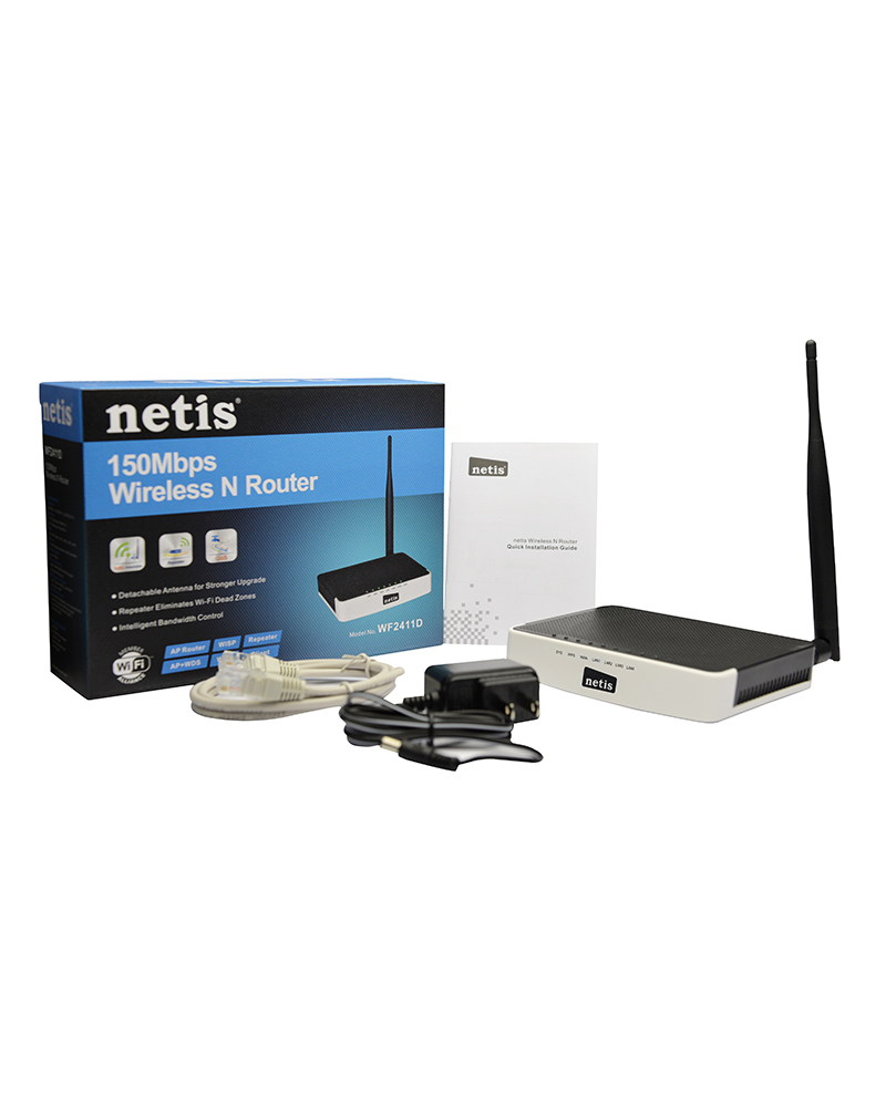 WF2411D - 150Mbps Wireless N Router with detachable antenna WF2411D Netis