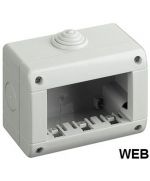 Box 3 moduli bianco 10x8cm compatibile Living International EL2298 