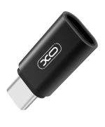 Adattatore micro-USB/USB type-C nero XO NB131 K274 XO Simple is Beauty