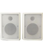 Pair of 40W 100V white speakers V3085 