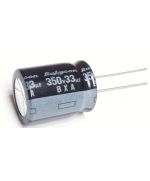 Radial electrolytic capacitor 33uF 350V 105° 01245 