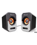 Pair of speakers for PC/Smartphone/iPod/Tablet black/grey А-606 3Wx2 L641 