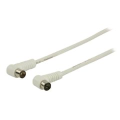 Cavo coassiale angolato 5m bianco Valueline ND6828 Valueline