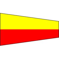 Pennello Segnalazione Nautica "7" Setteseven Lungo 100x340cm FLAG154 