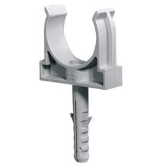 Clip fissatubo a tassello con vite 25mm confezione da 100 Elmark EL3203 EC Elettrocanali