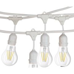 Chain of lights for outdoor E27 10 meters white WB1118 