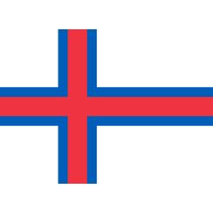 Bandiera Nazionale Isole Faroe 135x80cm FLAG204 