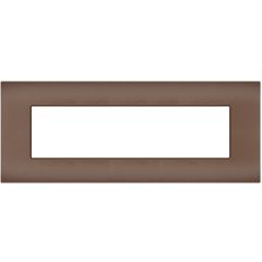 Placca 7 posti bronzo compatibile Vimar Ark&eacute; EL176 