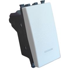 Interruttore unipolare bianco con spia compatibile Vimar Ark&eacute; EL228 