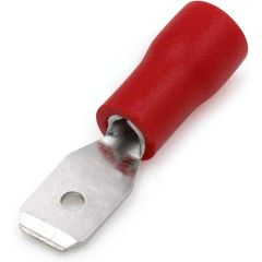 Connettore faston a linguetta rosso 4.8mm 0.5-1.5mm confezione da 100 B7912 