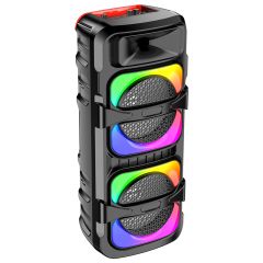Cassa acustica ricaricabile luci LED 2x8" 30W Bluetooth/USB/FM JD031 JD031 Jokade