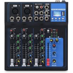 Mixer professionale 4 canali con Bluetooth/USB E9100 