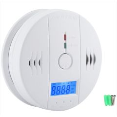 Carbon monoxide detector with battery-powered alarm WB828 