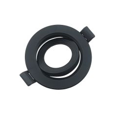 Supporto per faretto da incasso &Oslash;75mm nero EL399 Vito