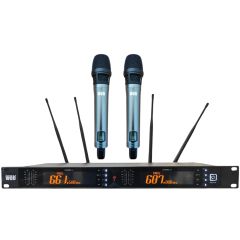 Microfono UHF wireless kit da 2 MIC566 