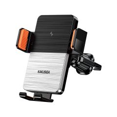 Supporto auto con ricarica wireless 15W e chiusura elettrica per bocchetta aria KSC-1187 F4600 Kakusiga