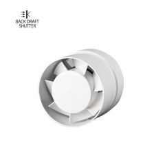 Aspiratore elicoidale da condotto 100 mm 12W con serranda EL919 Vito