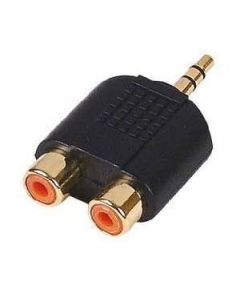 3.5mm male Jack adapter - 2x RCA stereo Q952 