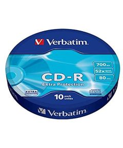 Verbatim CD-R 80min Extra Protection - Pack of 10 pieces H103 