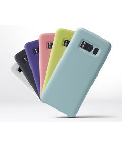 Tapa trasera de silicona suave al tacto para teléfonos inteligentes Samsung S8 - Varios colores MOB340 
