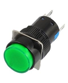 Interruptor de luz de panel redondo - verde EL935 