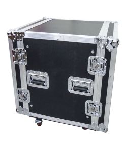 FLIGHT CASE 12U RACK 19 "with wheels and double lid FLCASE400 