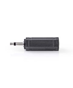 Adaptateur audio mono 3,5 mm mle - 6,35 mm femelle 10 pices noir ND1365 Nedis
