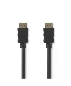 Câble HDMI haute vitesse avec Ethernet - Connecteur HDMI - Connecteur HDMI - 2,0 m - Noir ND1186 Nedis