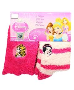 Socks Disney Princesses Fuchsia Size 31/34 - 2 pairs ED3274 Disney
