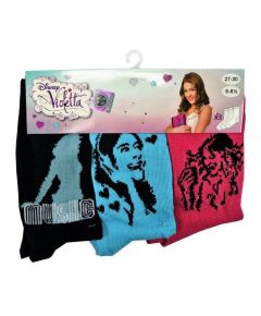 Disney Violetta Socken Größe 27/30 - 3 Paar ED3272 Disney