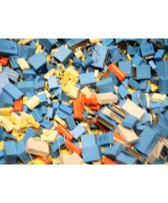 Condensatore poliestere 1uF 63V radiale NOS100522 