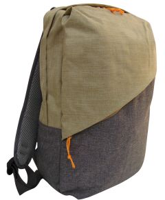 Beige-gray padded multi-function backpack MOB1004 