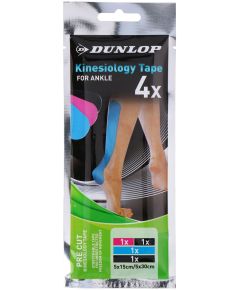 Ensemble de ruban de kinésiologie pour articulation de cheville Dunlop, 4 pièces ED5274 Dunlop