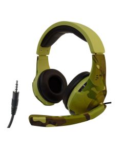 Casque de jeu Tucci A4 avec microphone - Camouflage vert clair MOB1100 Tucci