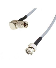 Mini BNC male cable 90 degrees - BNC male - 60 cm Z303 