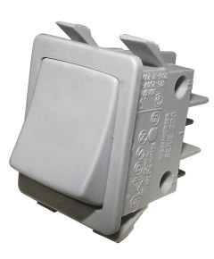 Single-pole rocker switch - gray EL426 