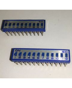 Dip switch orrizzontale 12 Vie NOS110078 