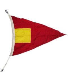 Bandera Náutica de Señalización Cuarto Repetidor 75x60cm FLAG022 